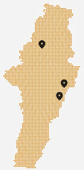 Mapa de ubicaciones Nutriss
