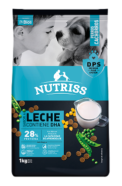 Nutriss sabor leche para perros cachorros