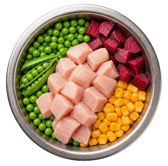 Ingredientes Nutriss tribalance Carne y Leche